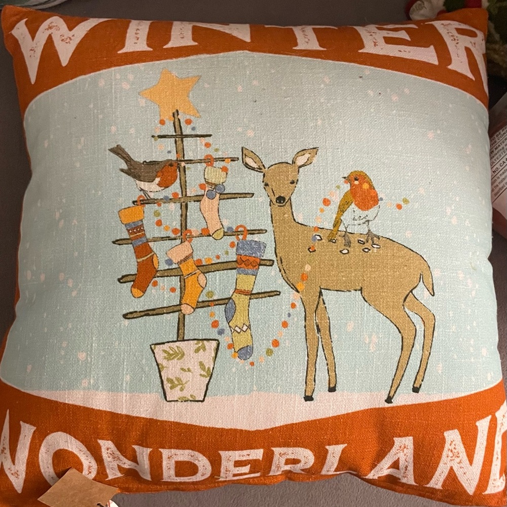 Holiday decorative pillow